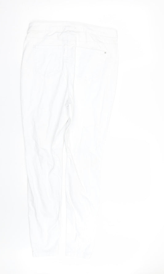 Vice Womens White   Skinny Jeans Size 16 L26 in