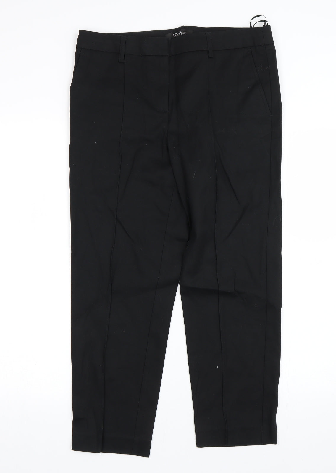 NEXT Womens Black   Trousers  Size 10 L22 in