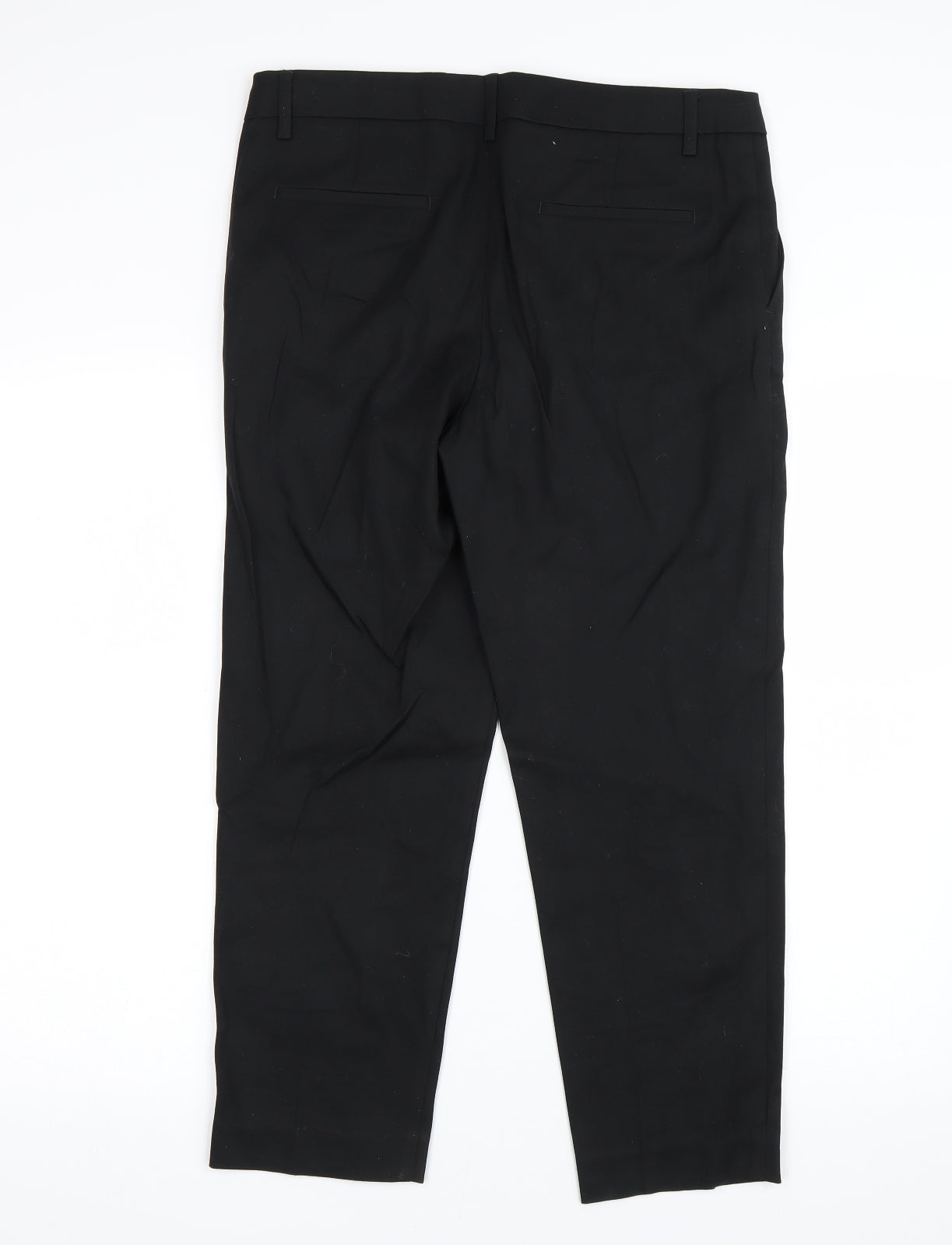 NEXT Womens Black   Trousers  Size 10 L22 in