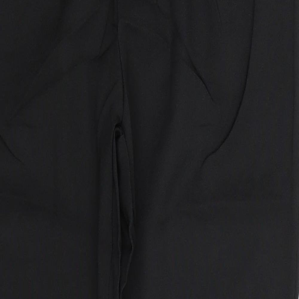 Preworn Womens Black   Trousers  Size XL L28 in