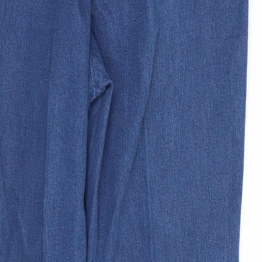 Anthology Womens Blue  Denim Jegging Jeans Size 14 L24 in