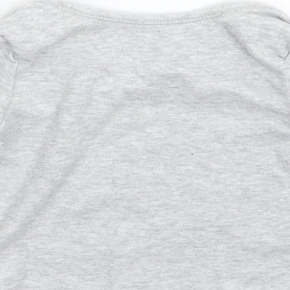 George Baby Grey   Basic T-Shirt Size 3-6 Months  - Disney