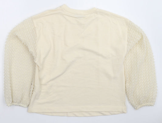 Primark Womens Beige   Pullover Sweatshirt Size 12