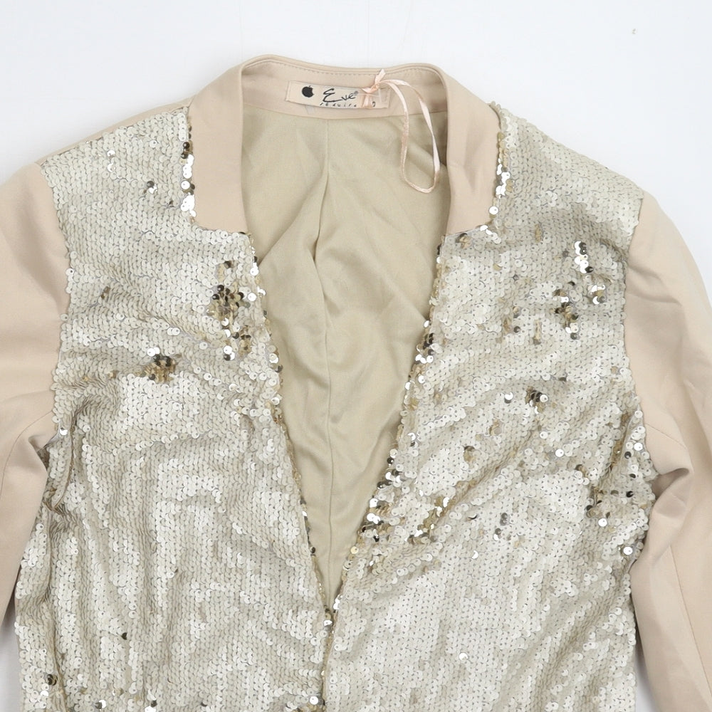 eve Womens Beige   Jacket Blazer Size 10