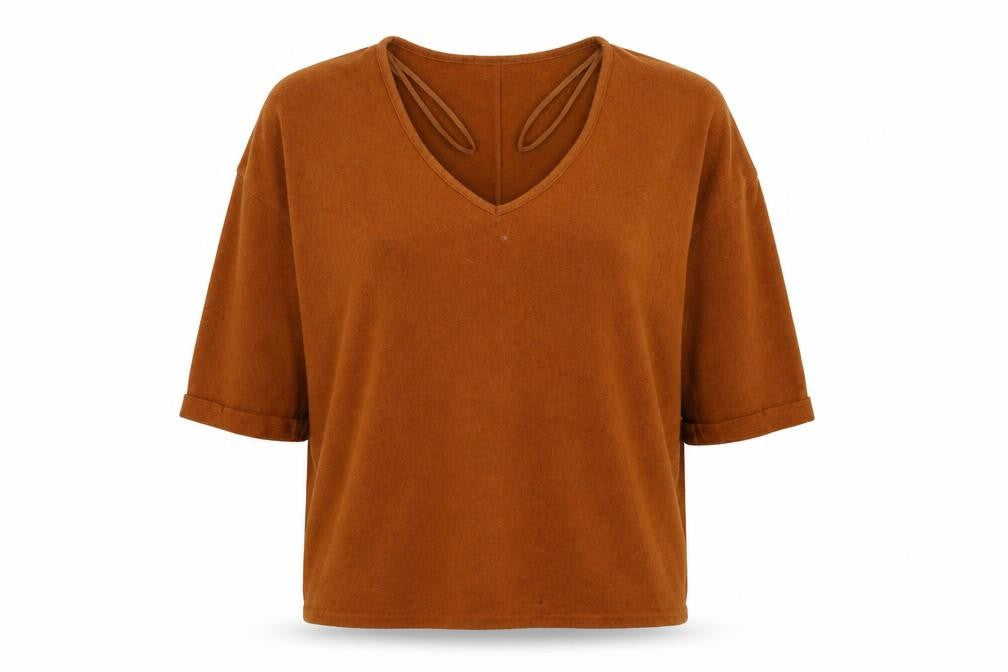 New Look Womens Brown  Knit Pullover Jumper Size M