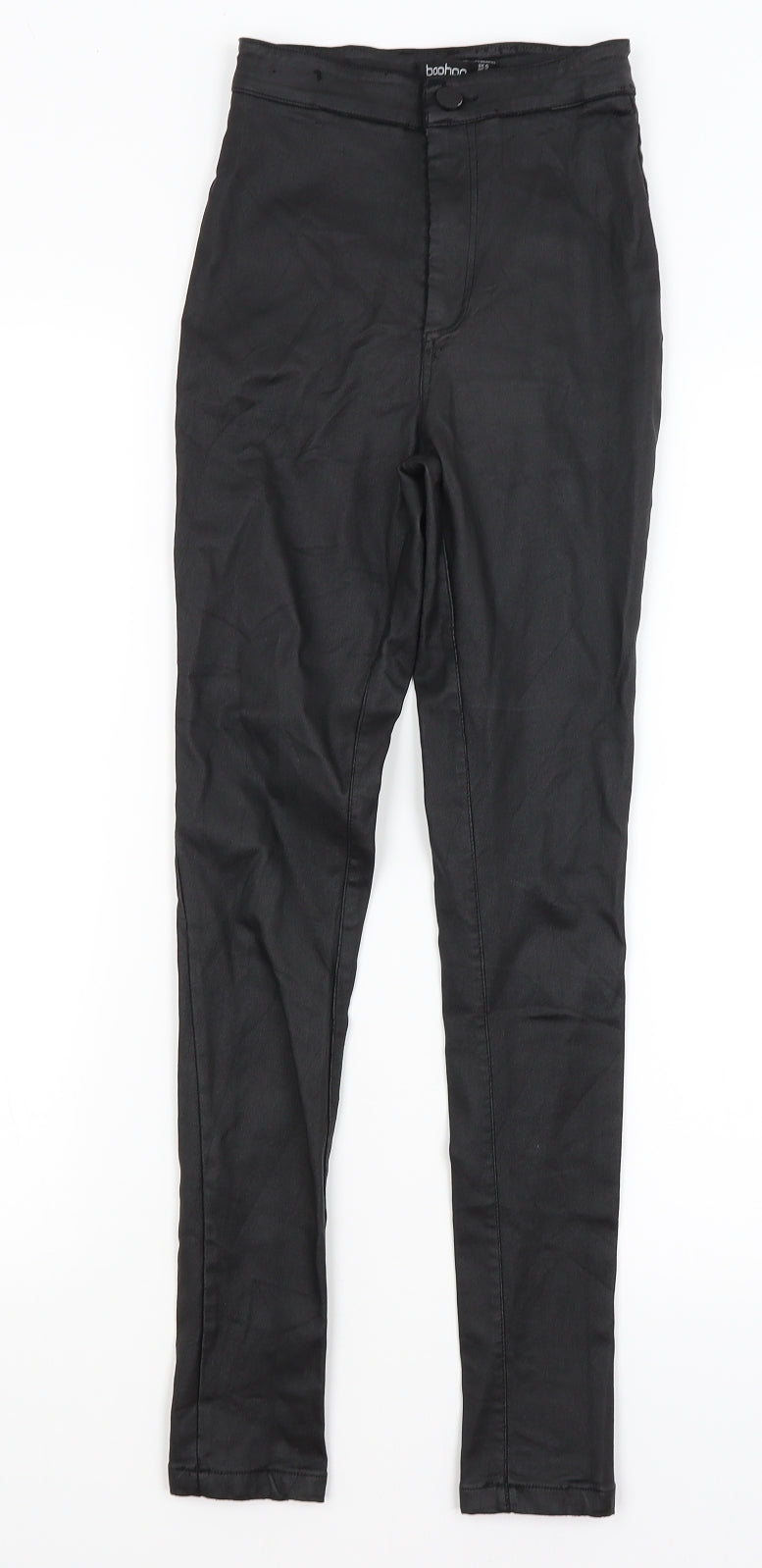 Boohoo Womens Black   Trousers  Size 6 L26 in