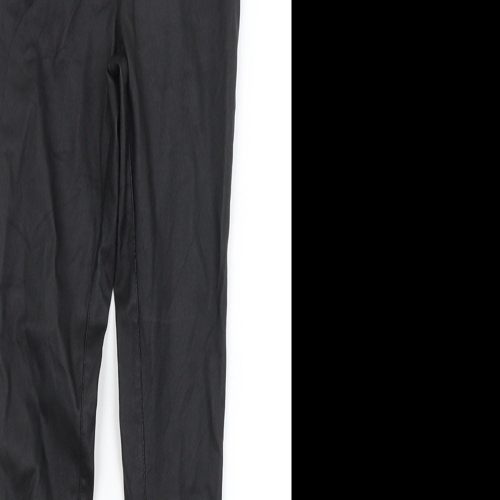 Boohoo Womens Black   Trousers  Size 6 L26 in