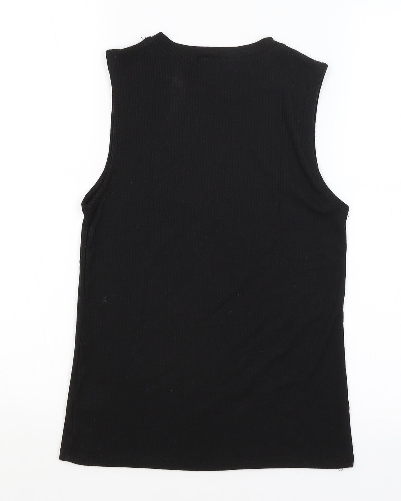 Maison Jules Womens Black   Basic Tank Size M