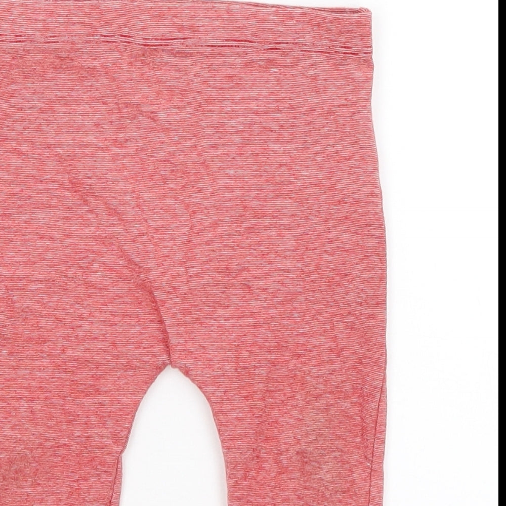 Fred & Flo Baby Red   Capri Trousers Size 9-12 Months