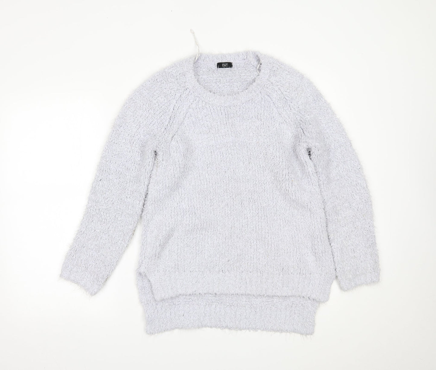 F&F Womens White   Pullover Jumper Size 10