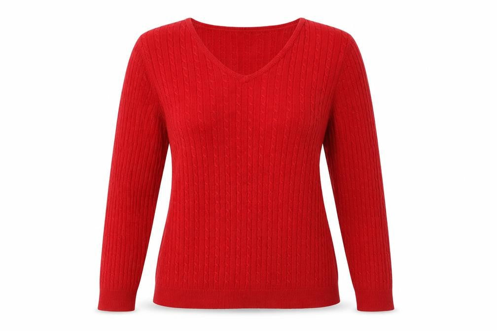 Love Knitwear Womens Red   Pullover Jumper Size 16