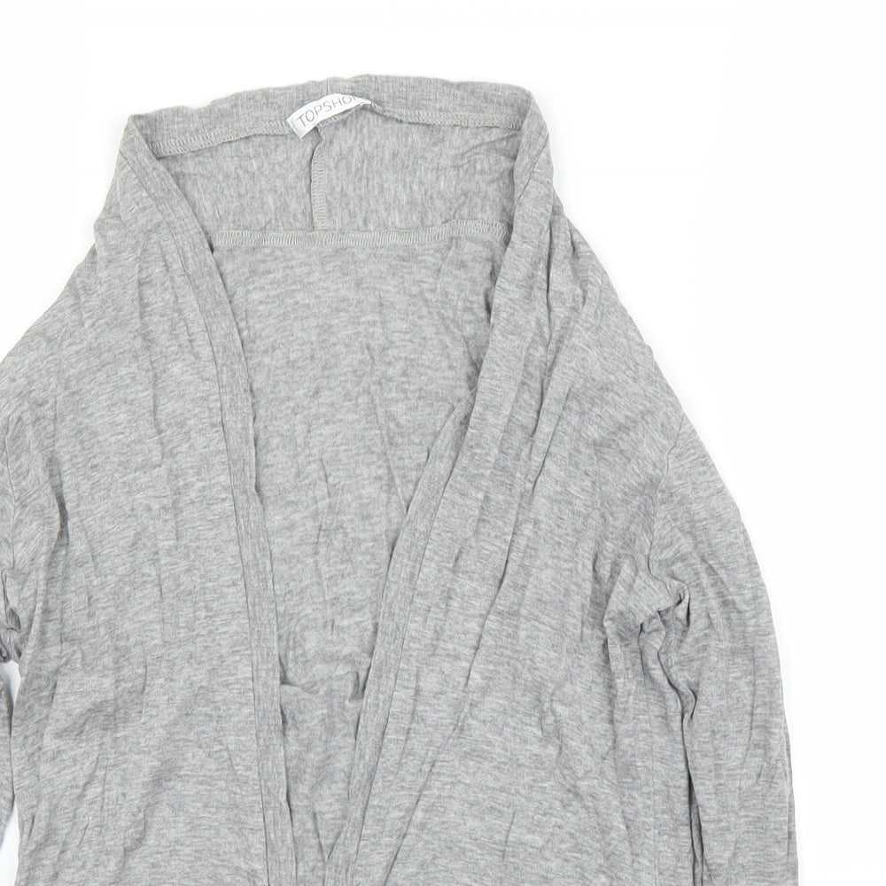 Topshop Womens Grey   Cardigan Jumper Size 10