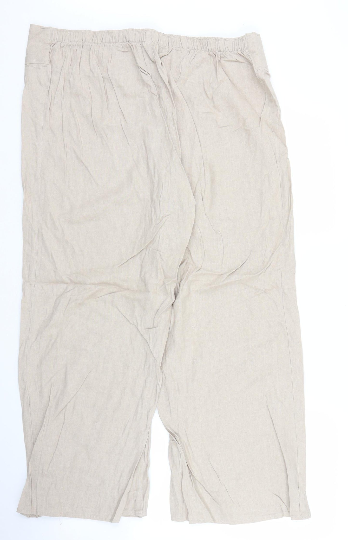 Evie Womens Beige   Trousers  Size 18 L25 in
