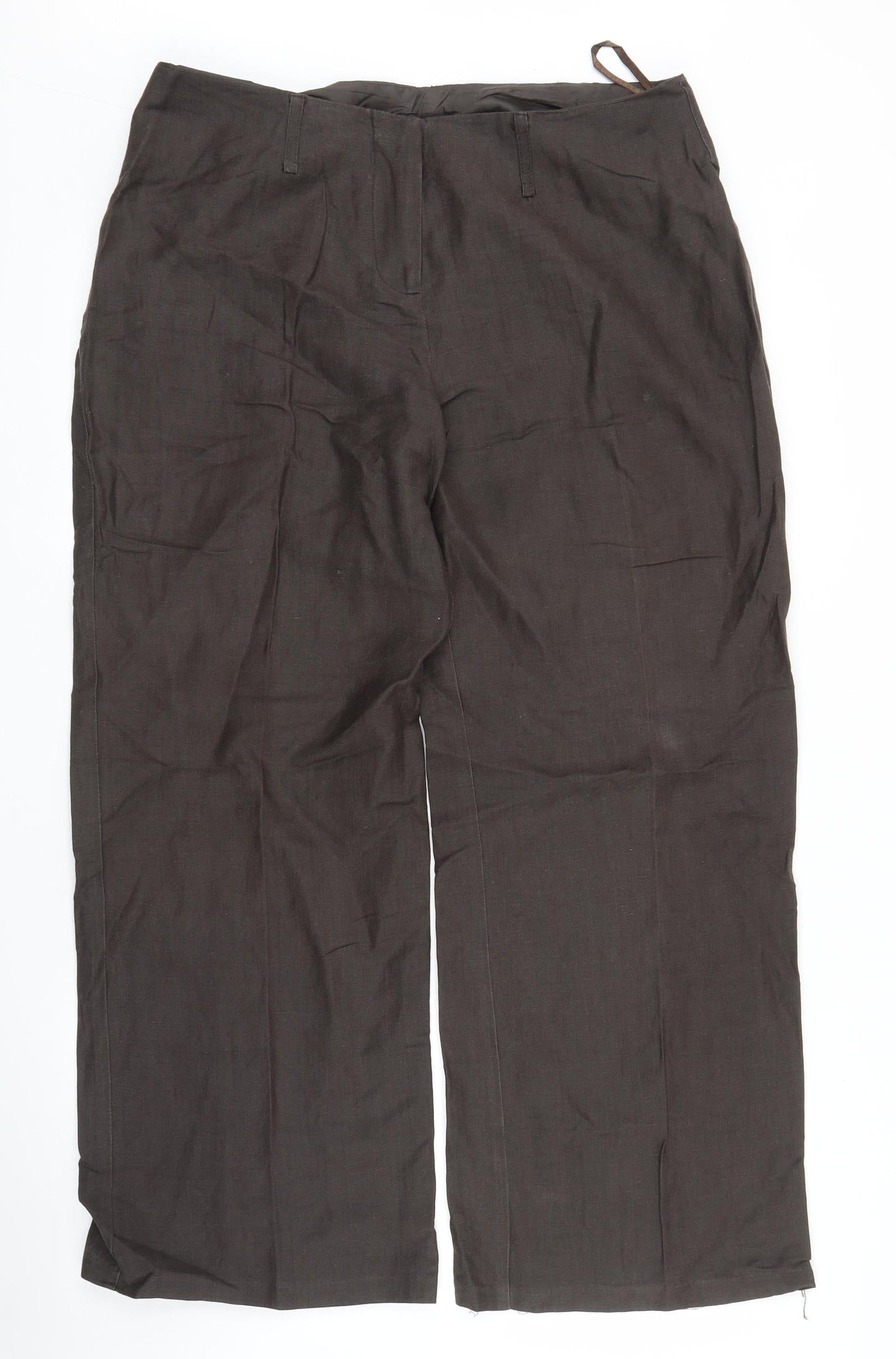 BM Womens Brown   Trousers  Size 16 L27 in
