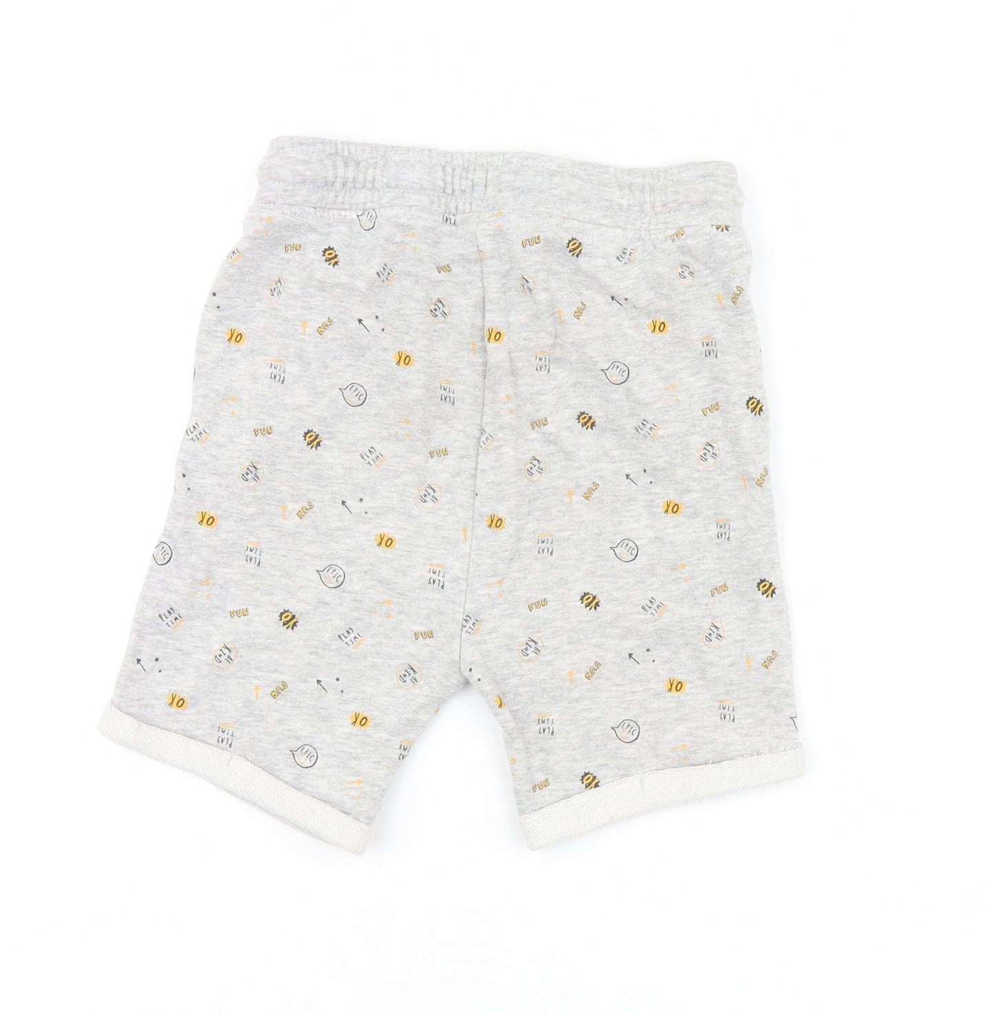 George Boys Grey   Sweat Shorts Size 6-7 Years
