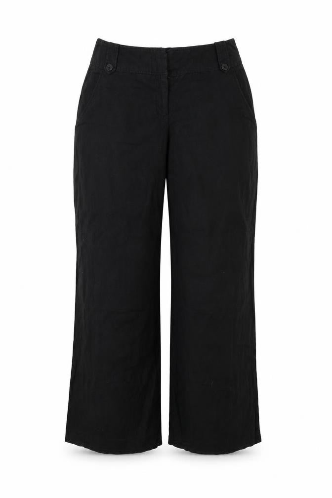 Matalan Womens Black   Trousers  Size 12 L28 in