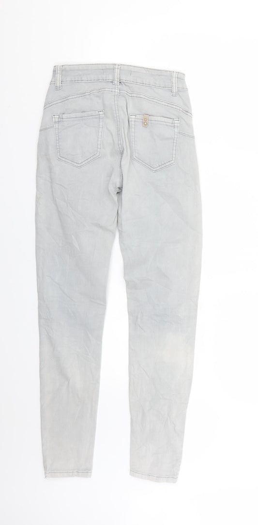 miss bonbon Mens Grey   Skinny Jeans Size S L25 in