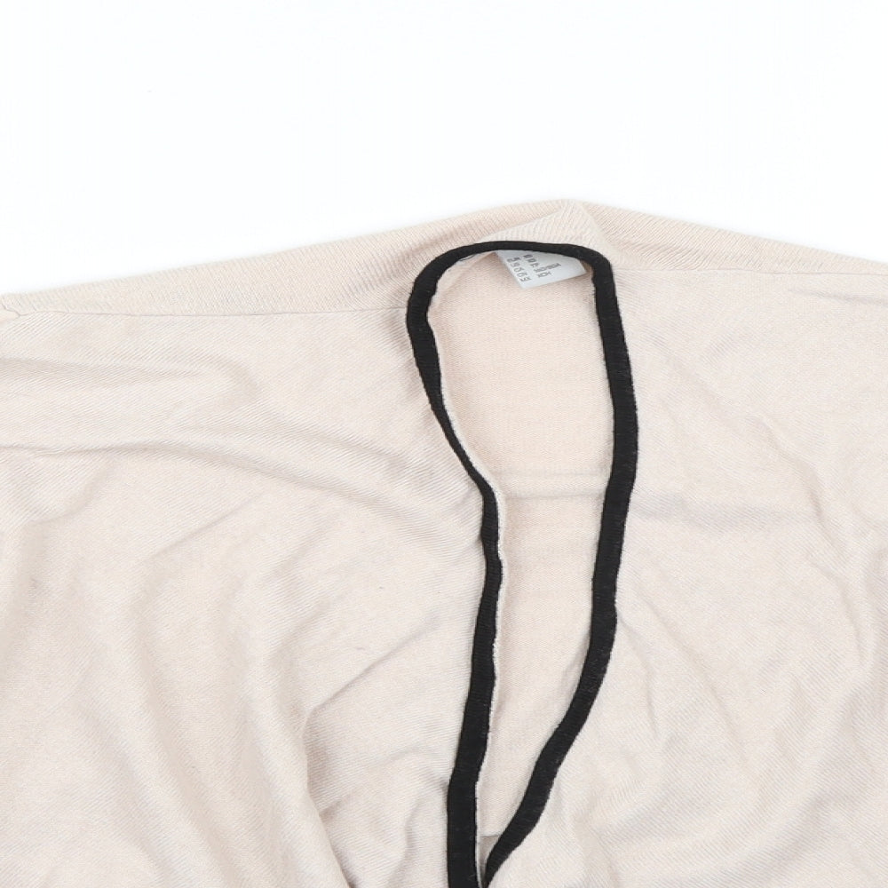 H&M Womens Beige   Cardigan Jumper Size XS