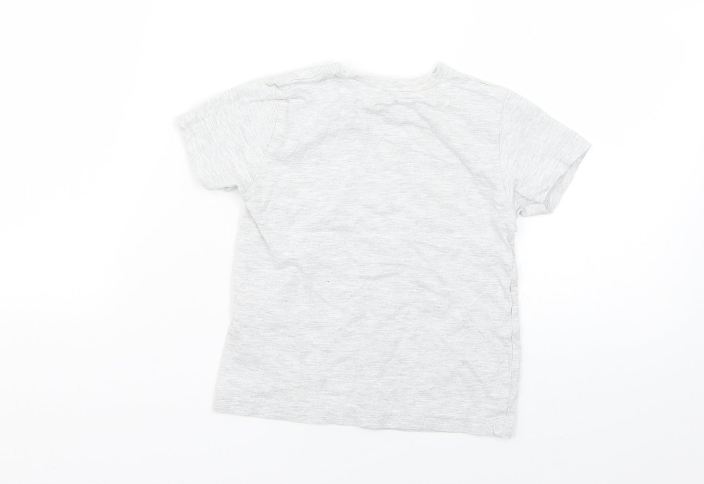 Primark Boys Grey Geometric  Basic T-Shirt Size 2 Years