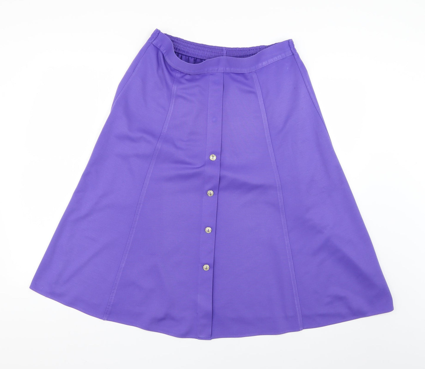 Preworn Womens Purple   Flare Skirt