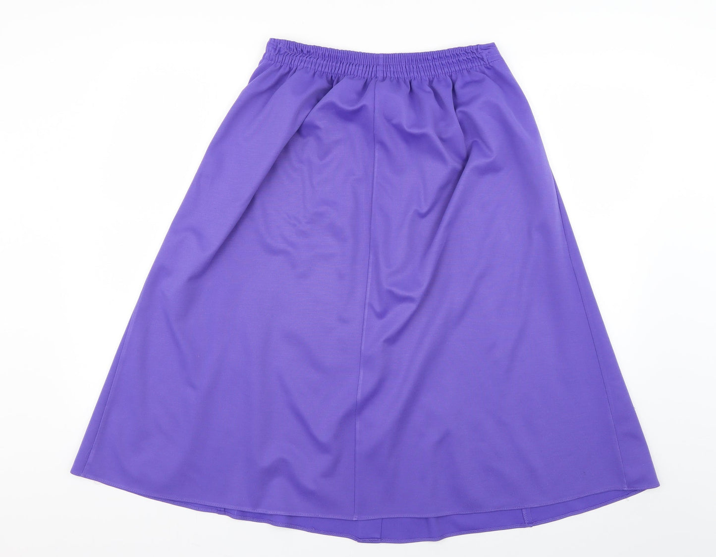 Preworn Womens Purple   Flare Skirt
