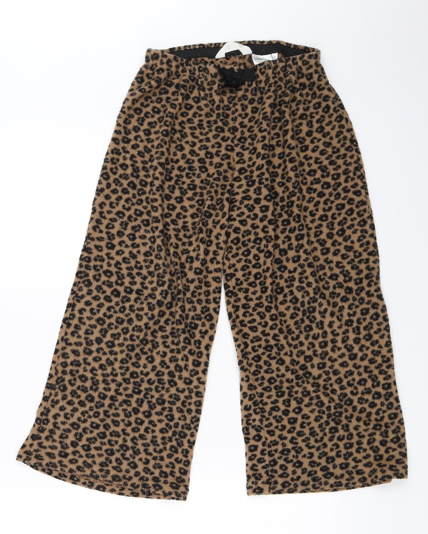 H&M Girls Beige Animal Print  Top Pyjama Pants Size 9-10 Years