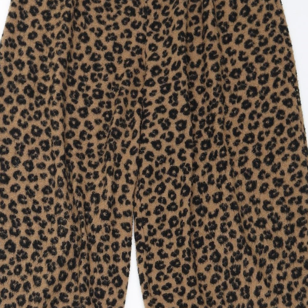 H&M Girls Beige Animal Print  Top Pyjama Pants Size 9-10 Years