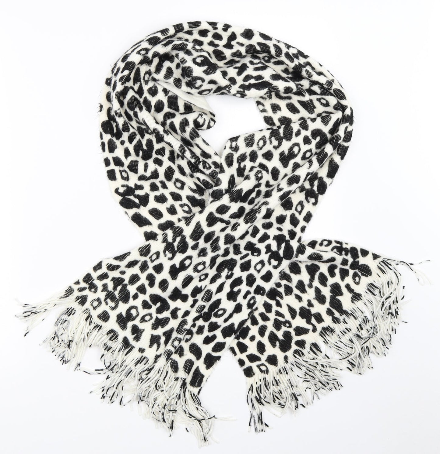 Marks and Spencer Womens Ivory Animal Print   Scarf