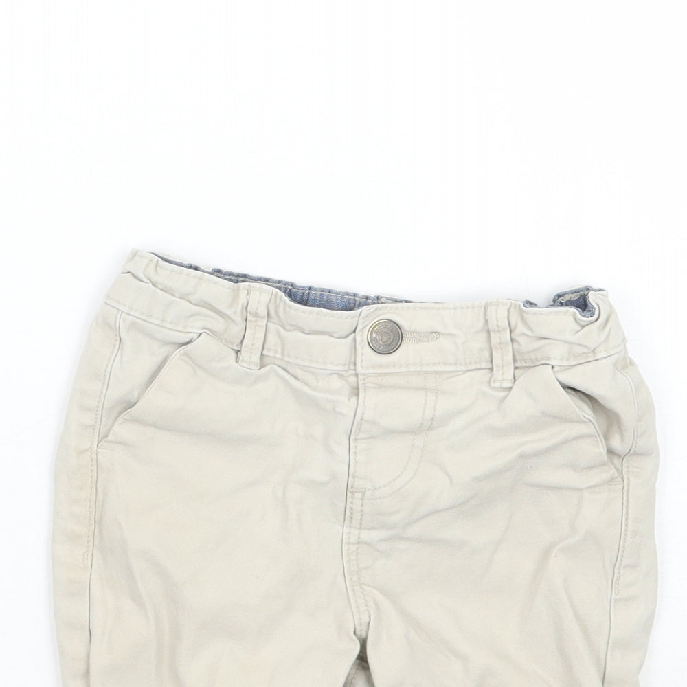 Denim & Co. Boys Beige   Chino Shorts Size 2 Years