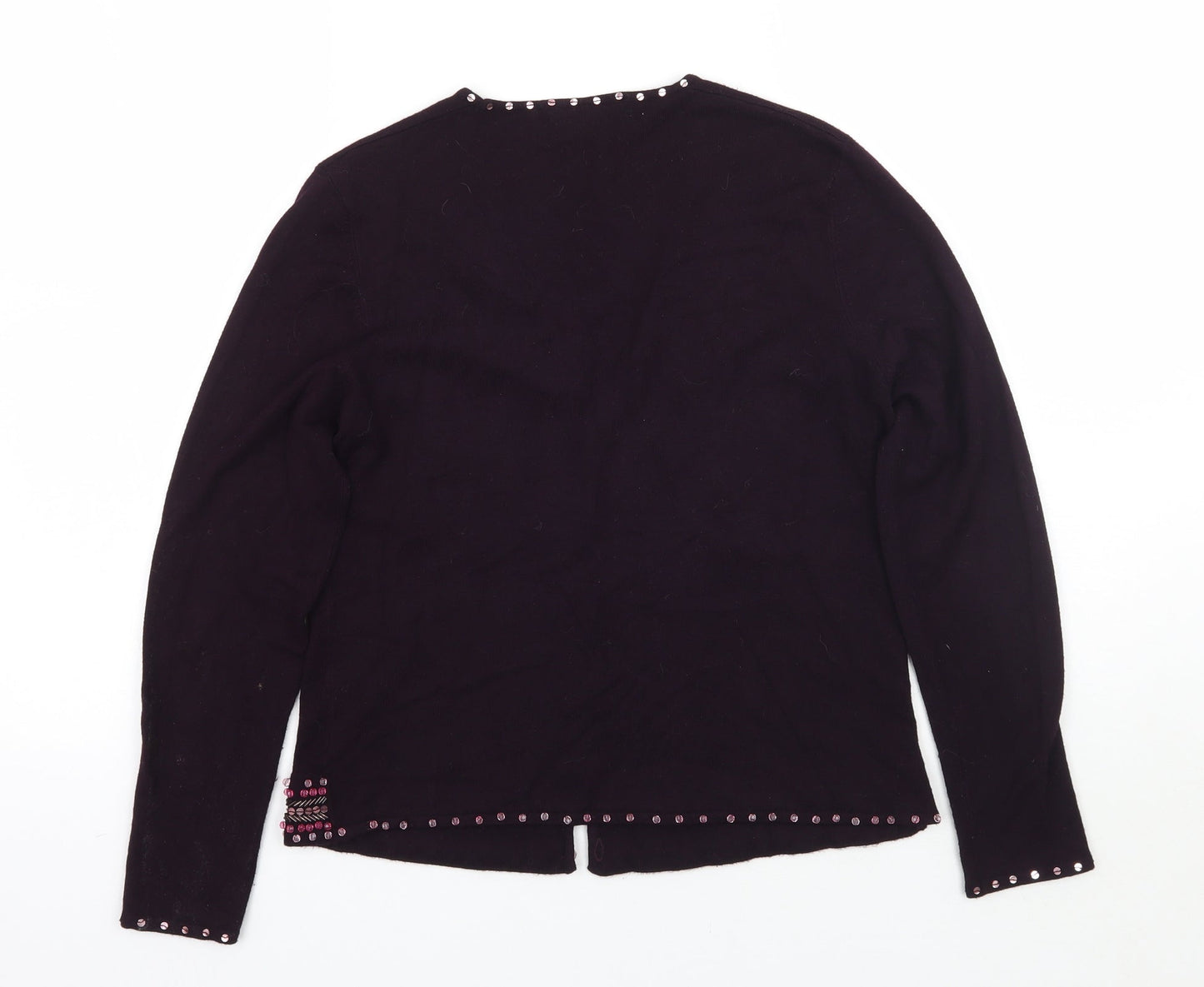 Principles Womens Purple   Cardigan Jumper Size L
