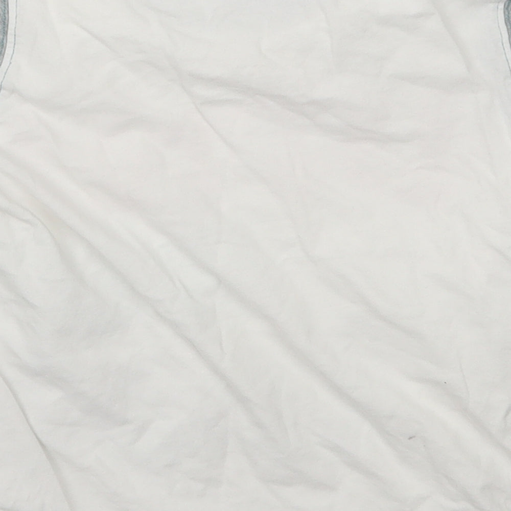 Cherokee Boys White   Basic T-Shirt Size 4-5 Years