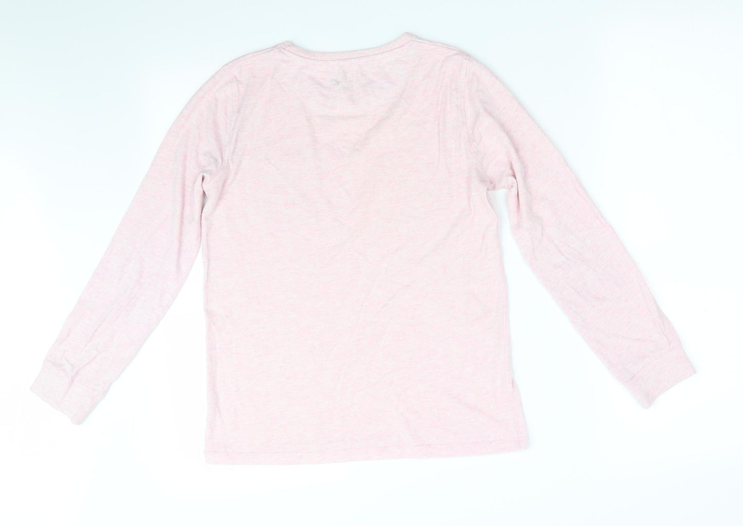 Florence and Fred Girls Pink Floral   Pyjama Top Size 10-11 Years