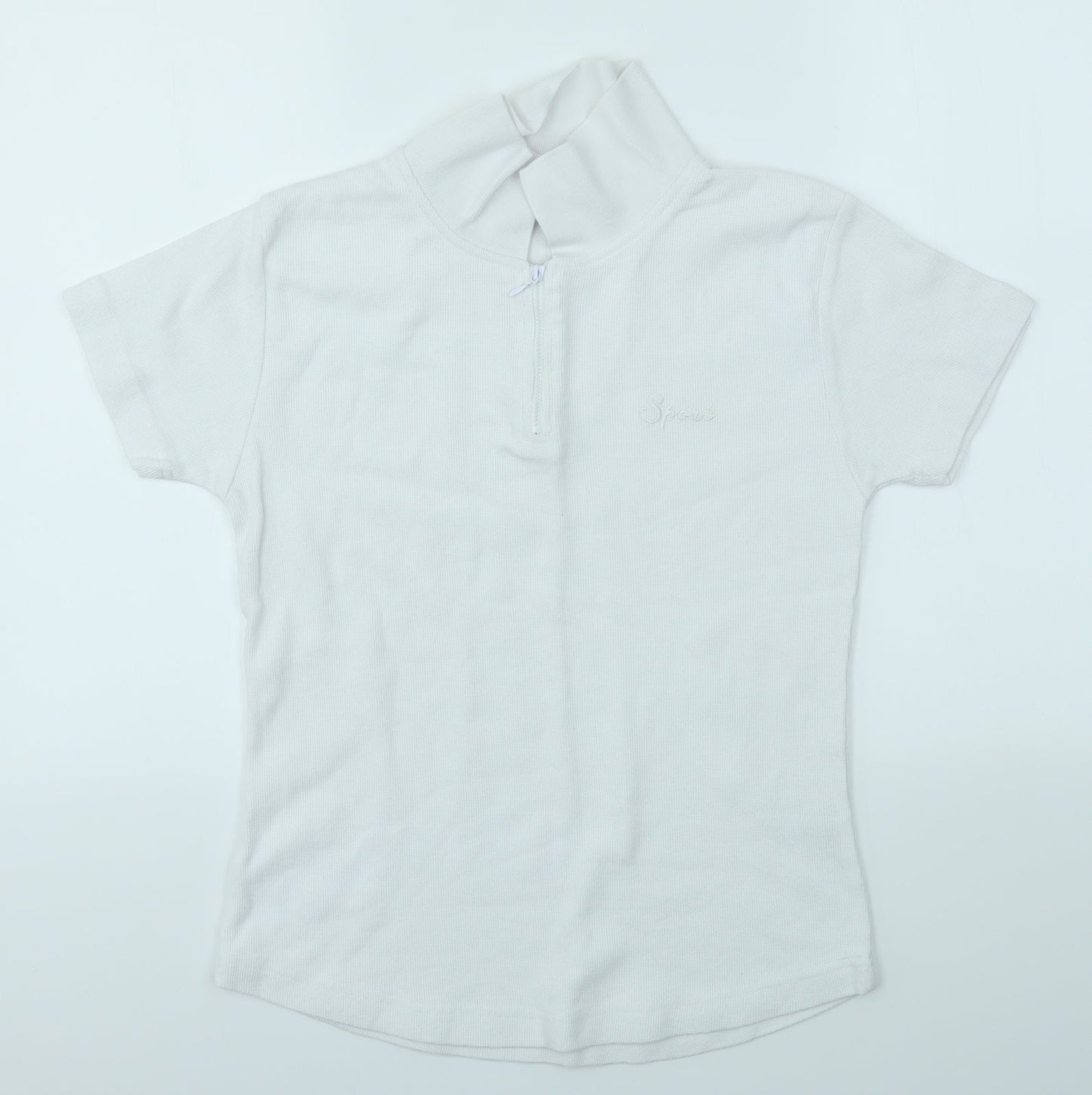 ELLA J Girls White   Basic Polo Size 15-16 Years  - SPORT