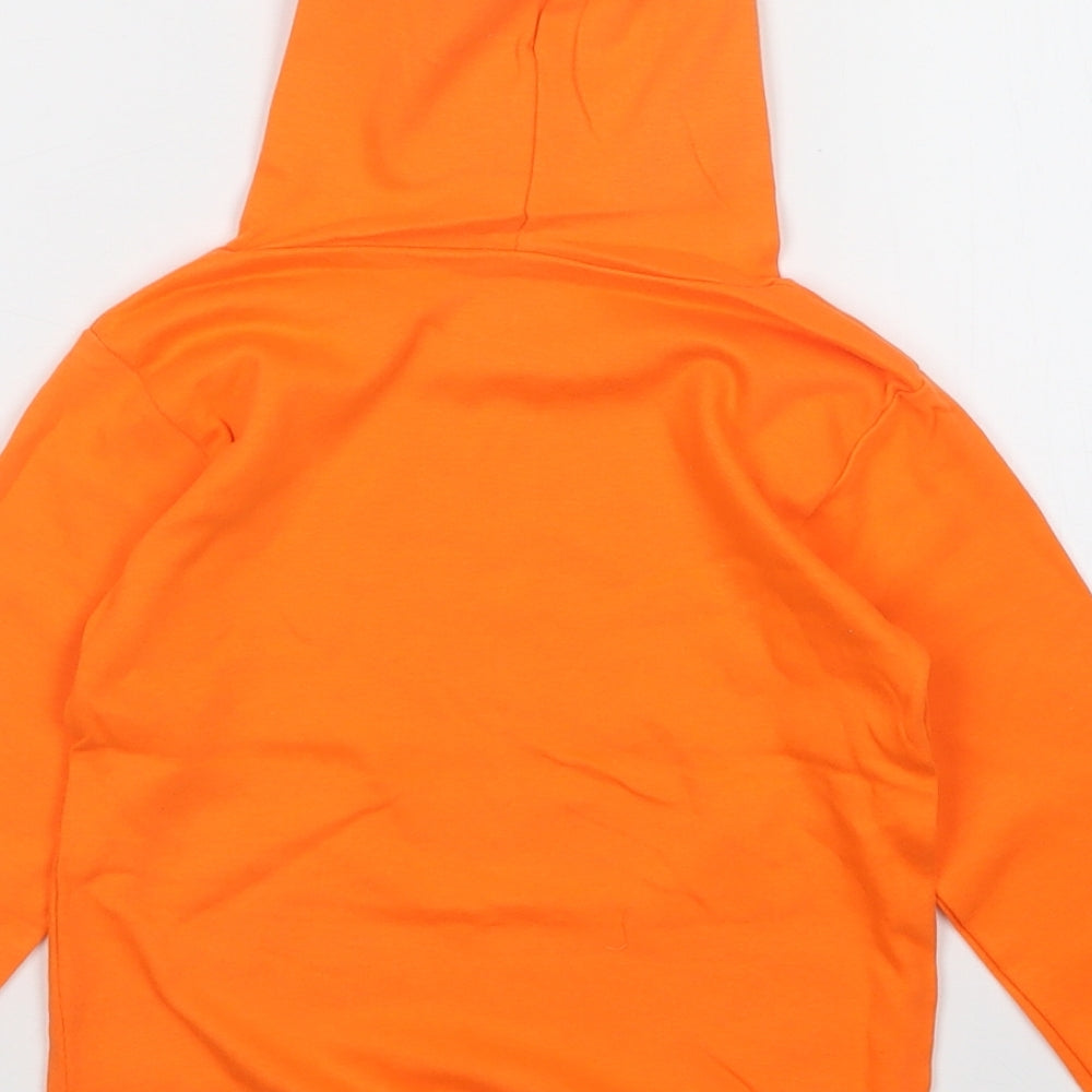 Preworn Boys Orange   Pullover Hoodie Size 2-3 Years