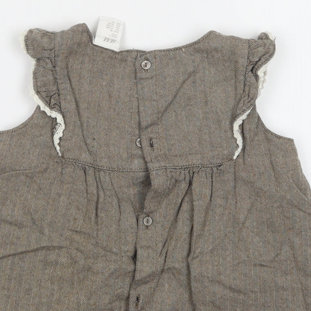 H&M Girls Brown   A-Line  Size 12-18 Months