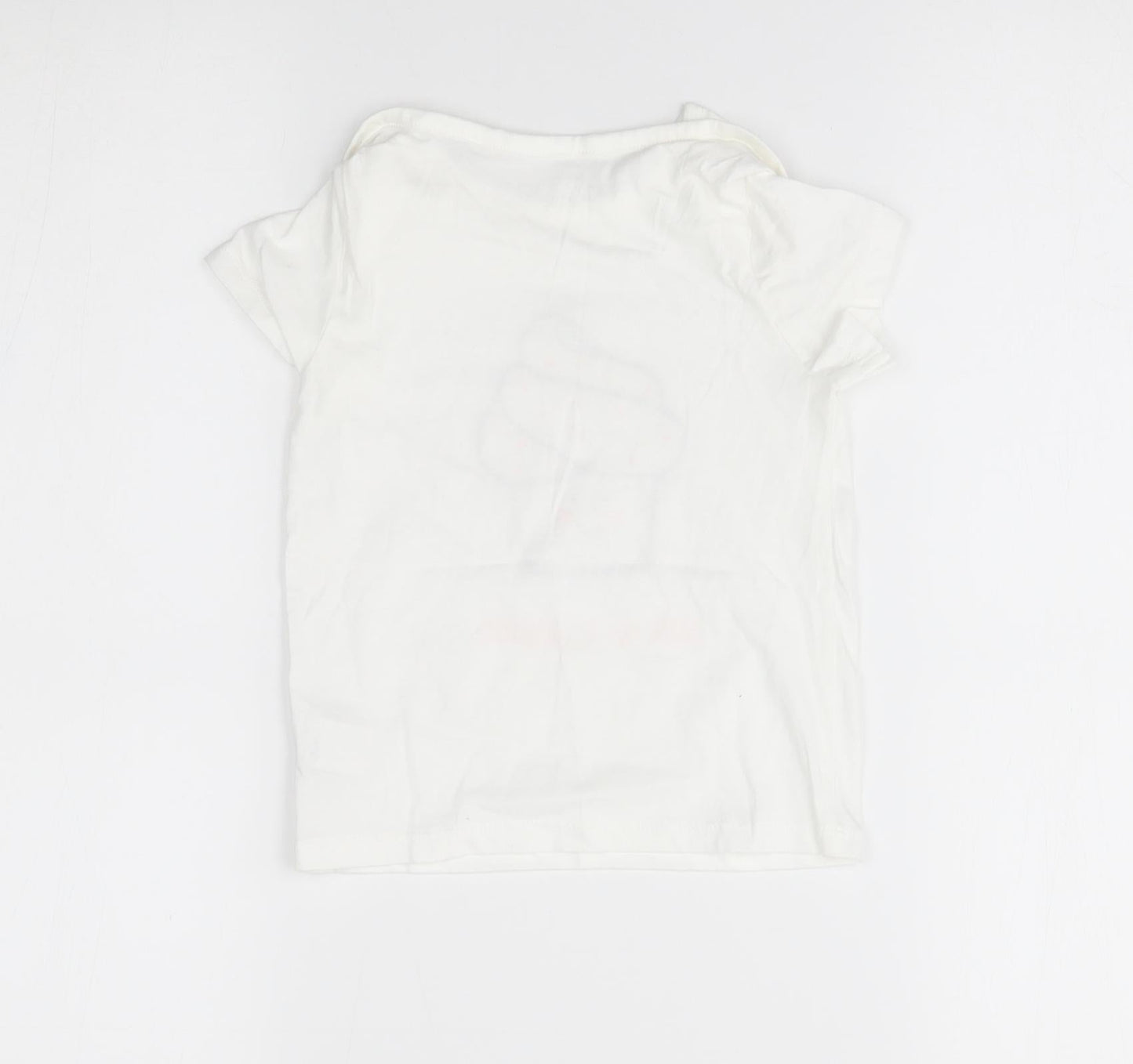 NEXT Girls White   Basic T-Shirt Size 12-18 Months  - cute as a cupcake