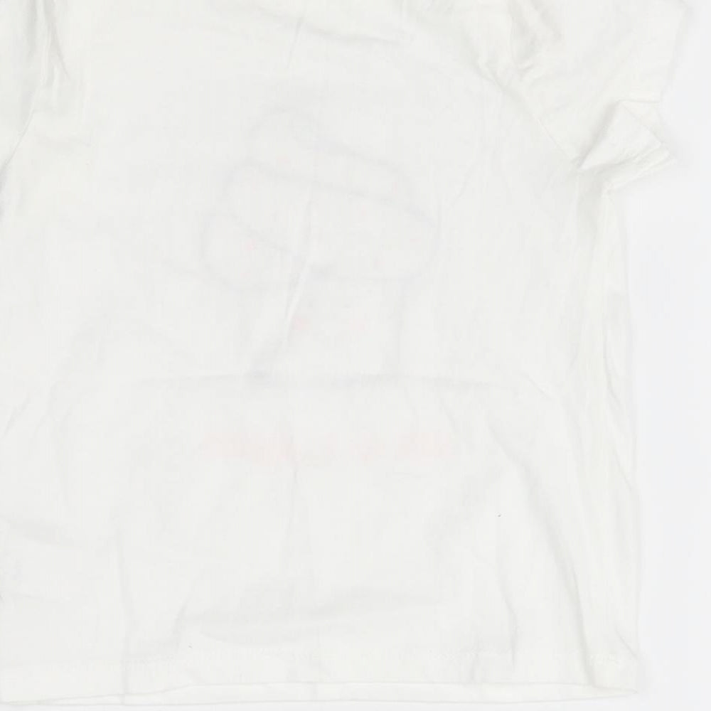 NEXT Girls White   Basic T-Shirt Size 12-18 Months  - cute as a cupcake