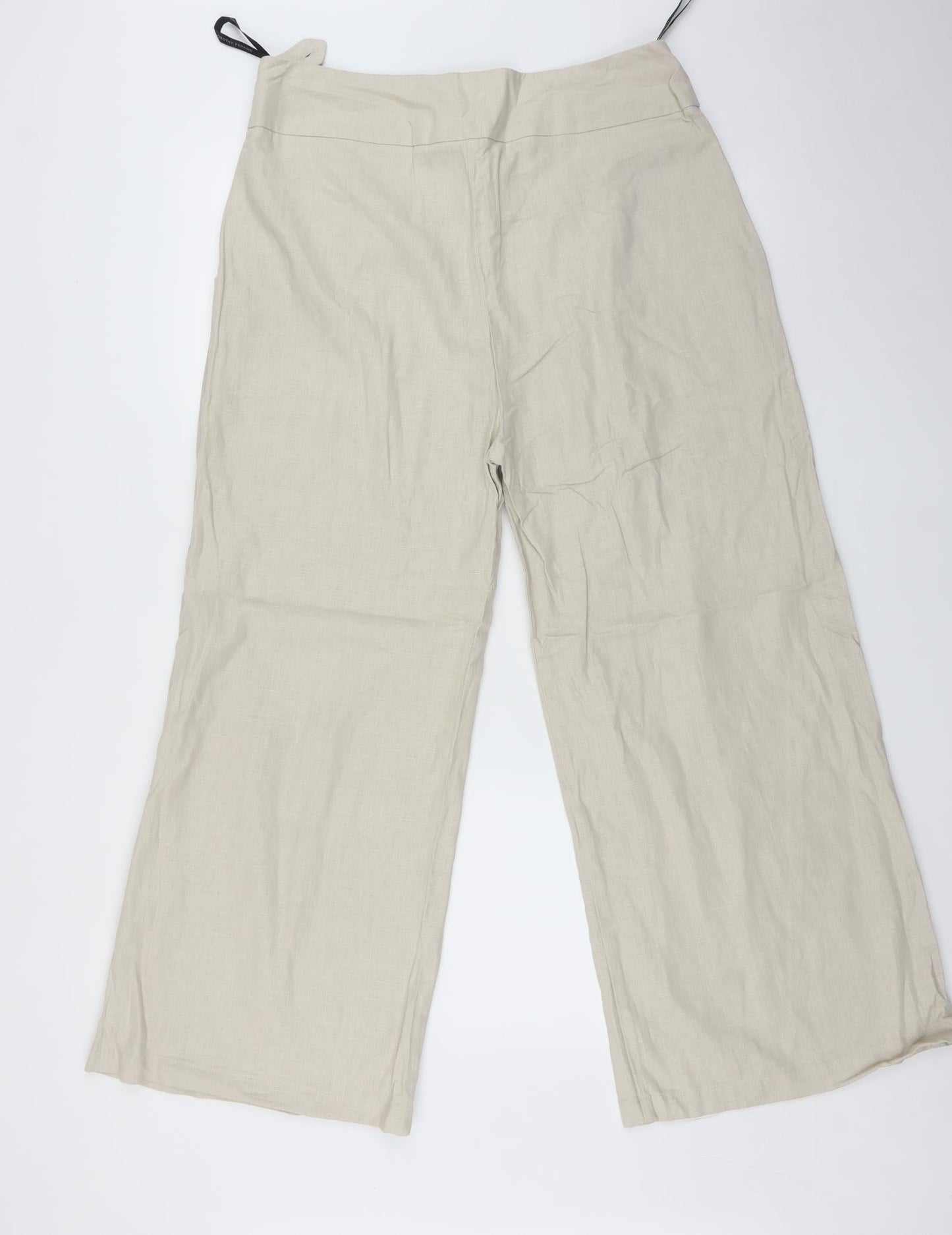Dorothy Perkins Womens Beige   Trousers  Size 14 L27 in