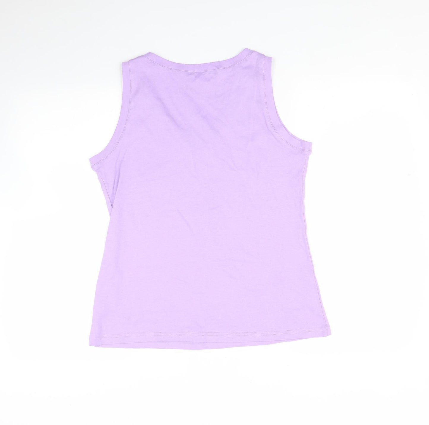 Ella j Womens Purple   Basic T-Shirt Size M
