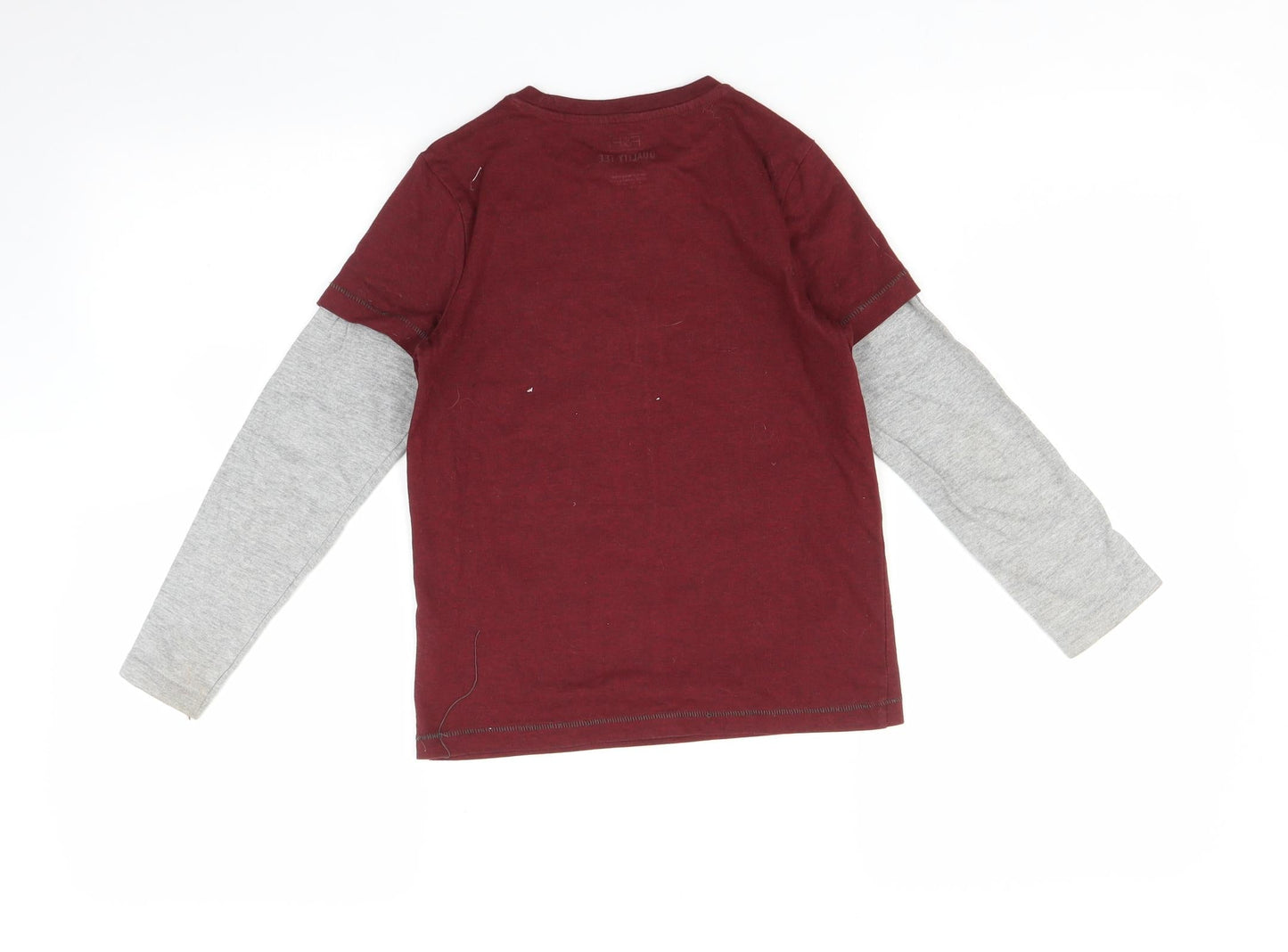 F&F Boys Red   Basic T-Shirt Size 7-8 Years