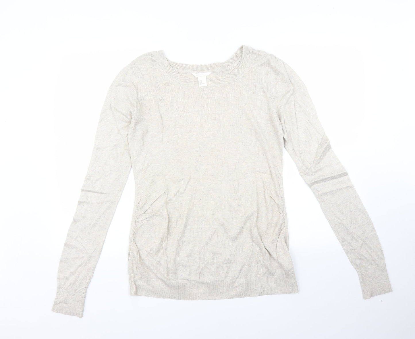 H&M Womens Beige   Pullover Jumper Size M