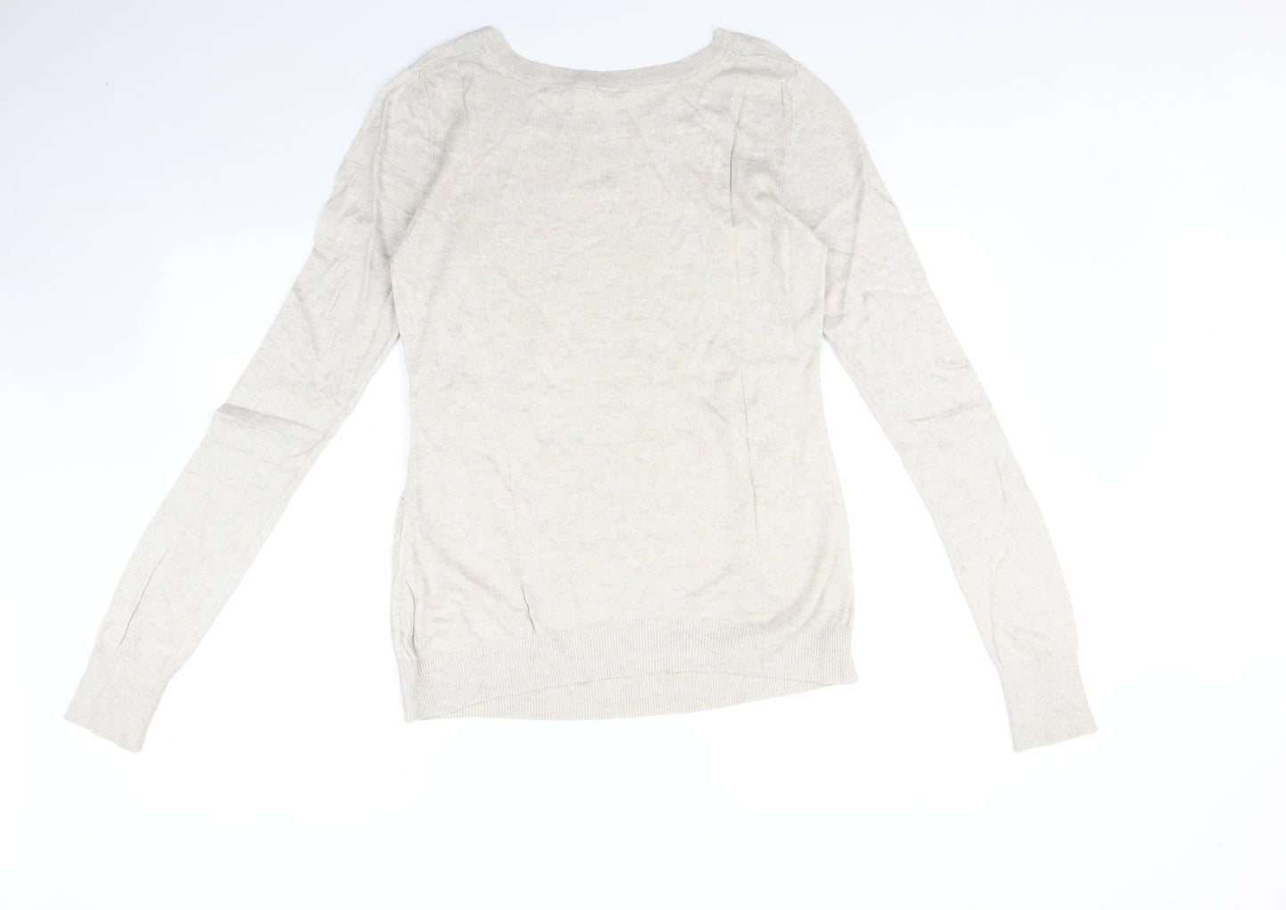 H&M Womens Beige   Pullover Jumper Size M