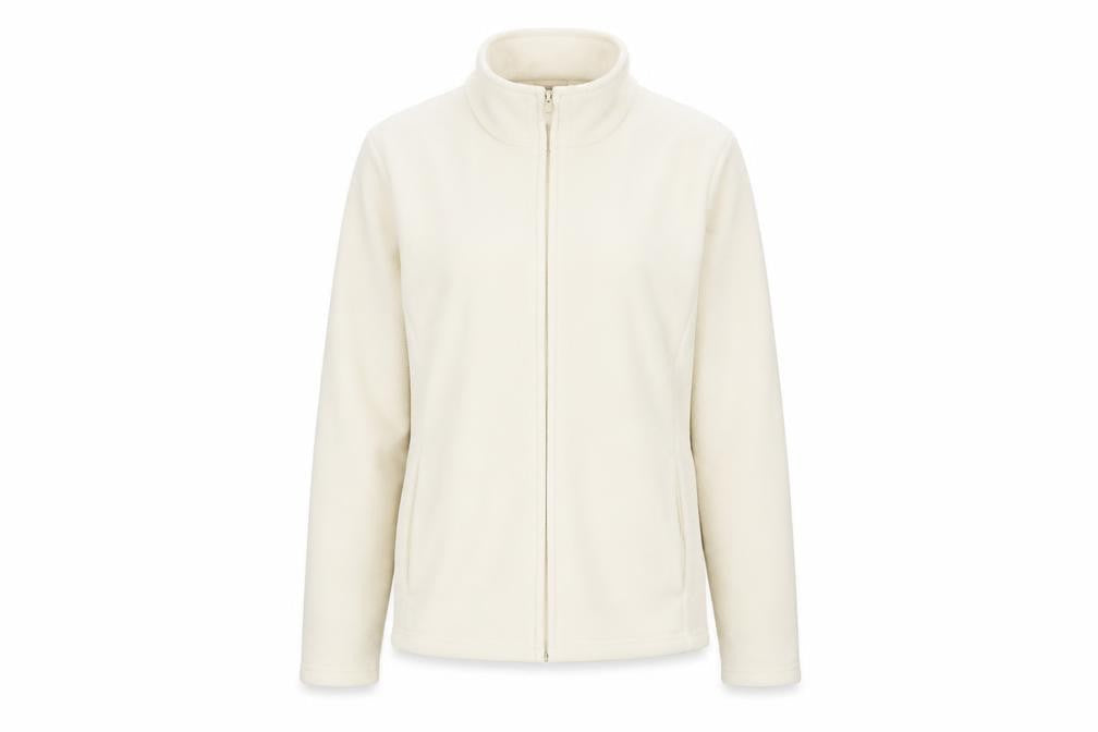 Marks and Spencer Womens White   Full Zip Jumper Size 14