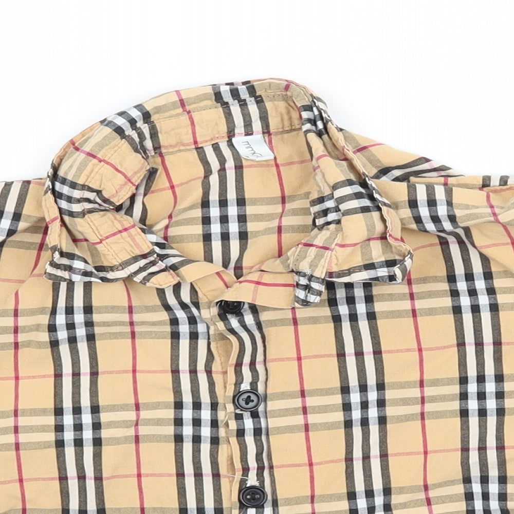 mmGGbaby Boys Multicoloured Plaid   Button-Up Size 5-6 Years