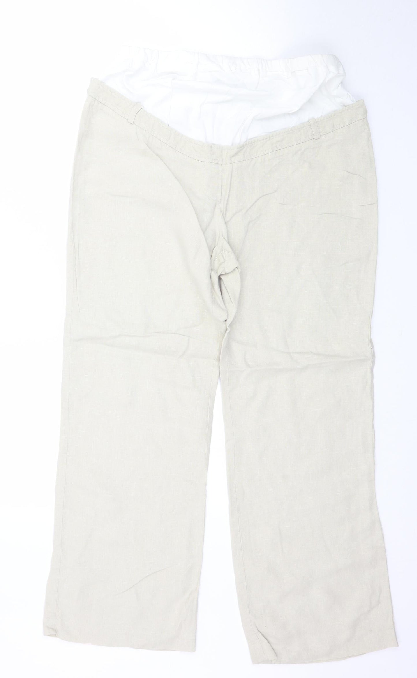 Moda Womens Beige   Trousers  Size 12 L29 in