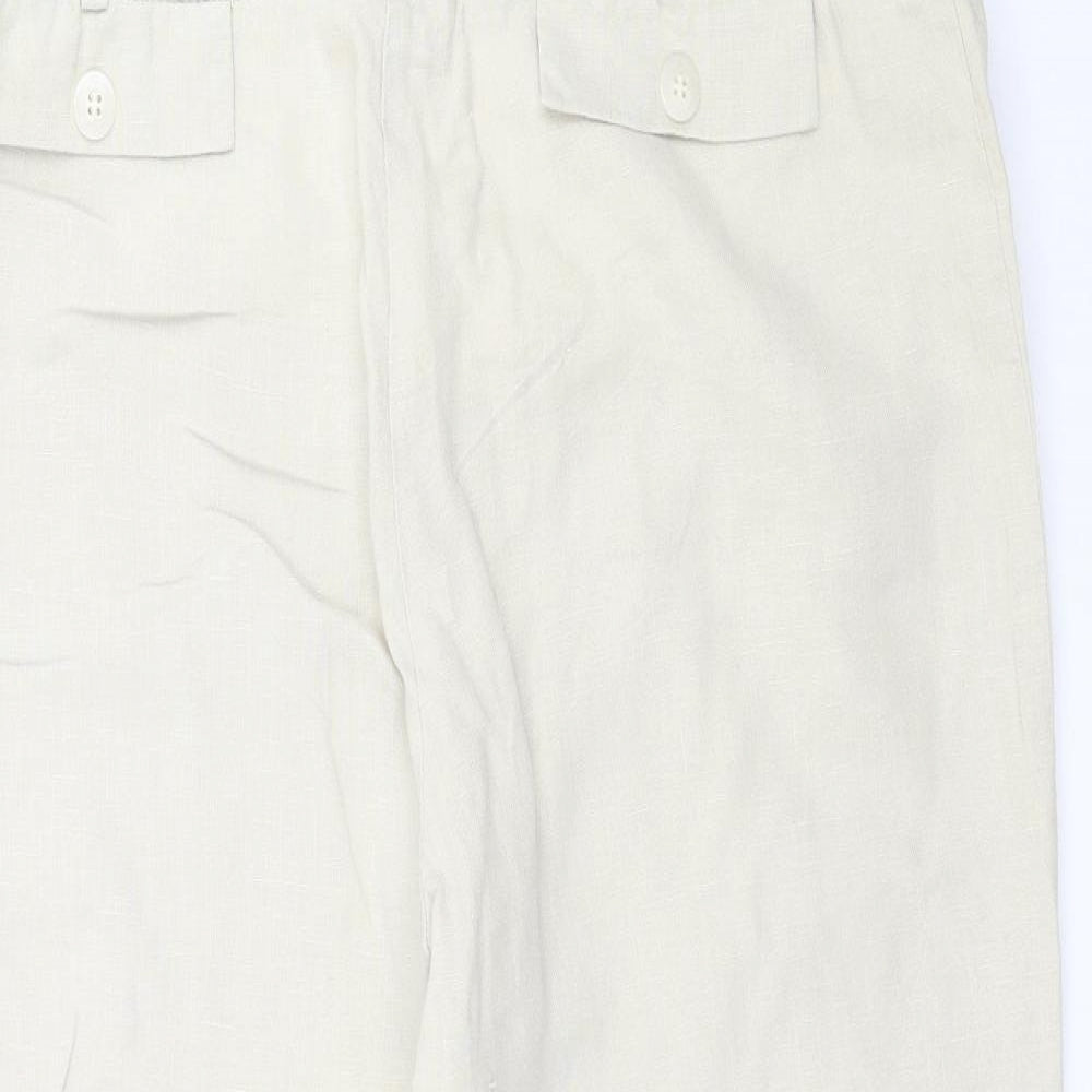Moda Womens Beige   Trousers  Size 12 L29 in