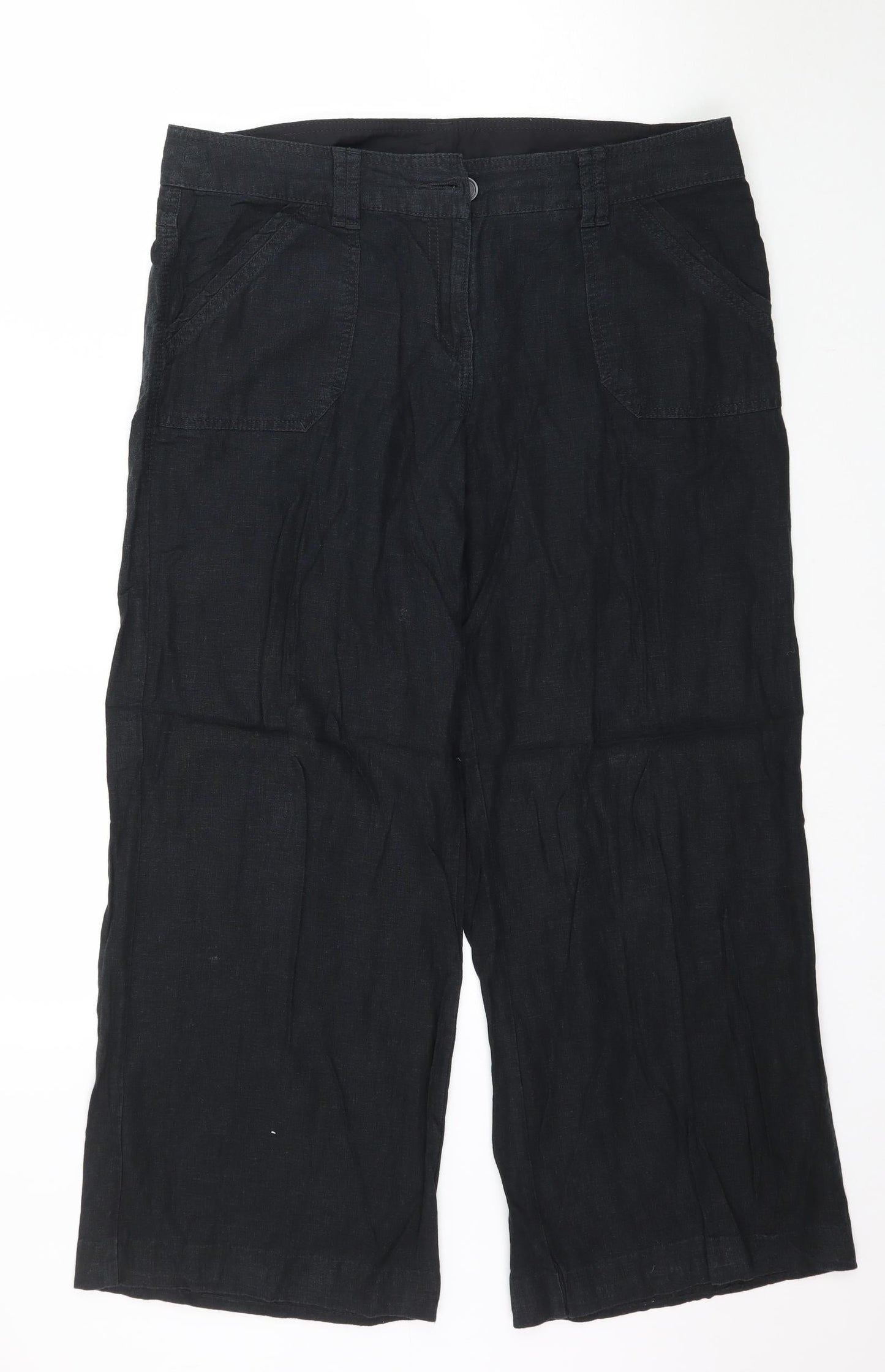 NEXT Womens Black   Trousers  Size L L28 in