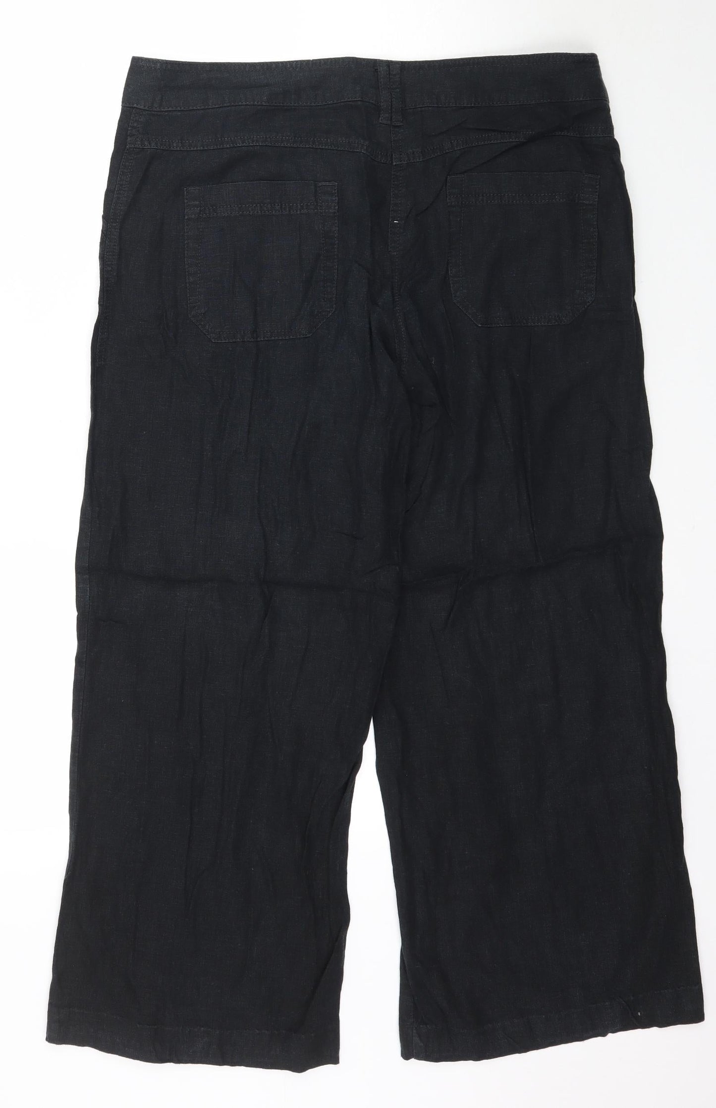 NEXT Womens Black   Trousers  Size L L28 in