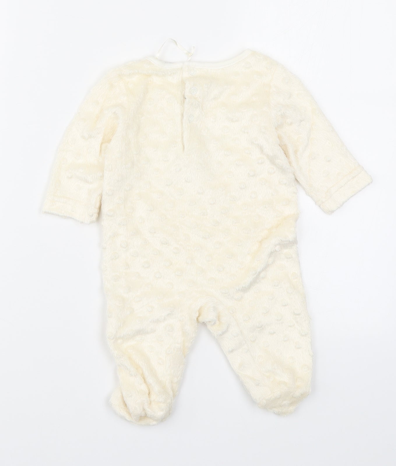 Rock a Bye Baby Boutique Baby Beige Solid  Cami One Piece Size 0-3 Months  - Bear