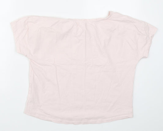 Boux Avenue Womens Pink Solid  Top Pyjama Top Size 12  - Be Kind to Yourself
